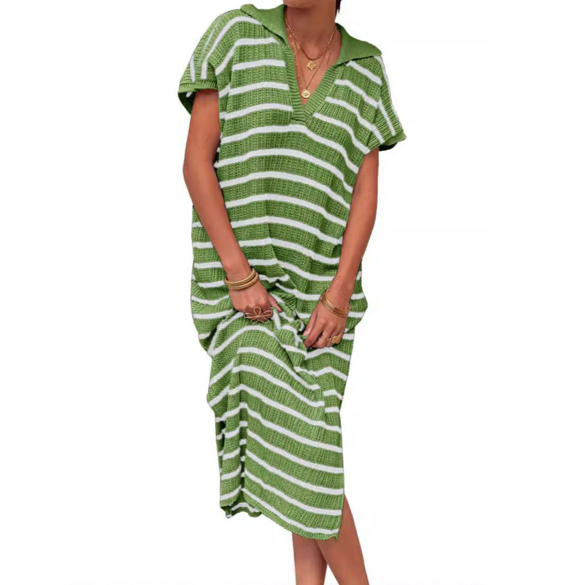 Odessa™ | Summer Graceful Slit Loose Women Maxi Dress