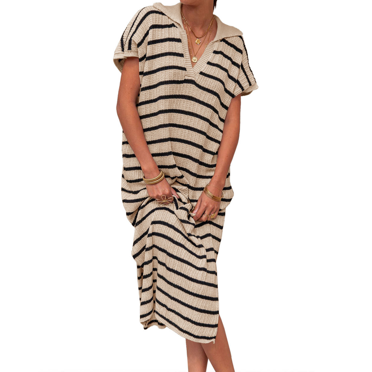 Odessa™ | Summer Graceful Slit Loose Women Maxi Dress