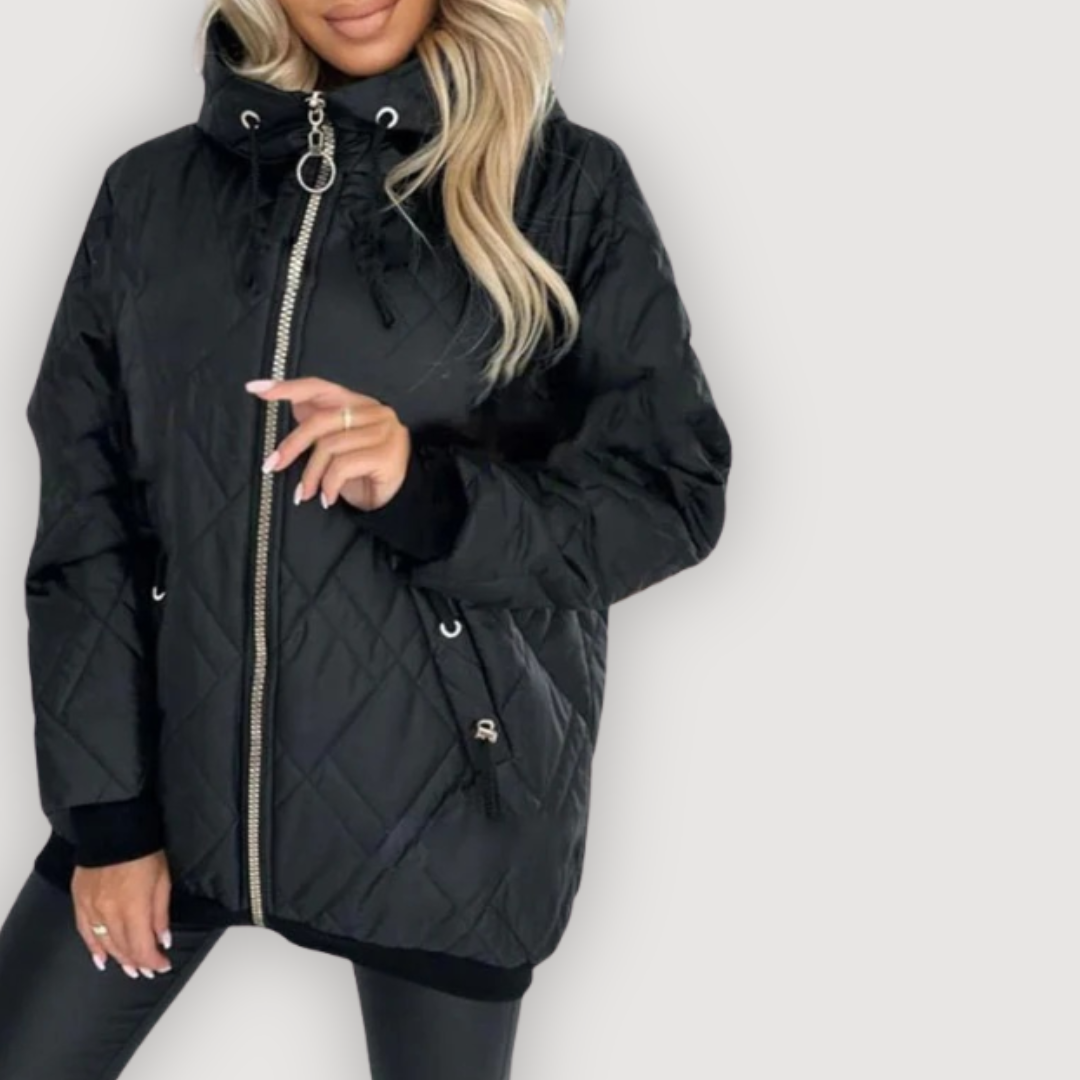 MAURA – QUILTED HOODED JACKET