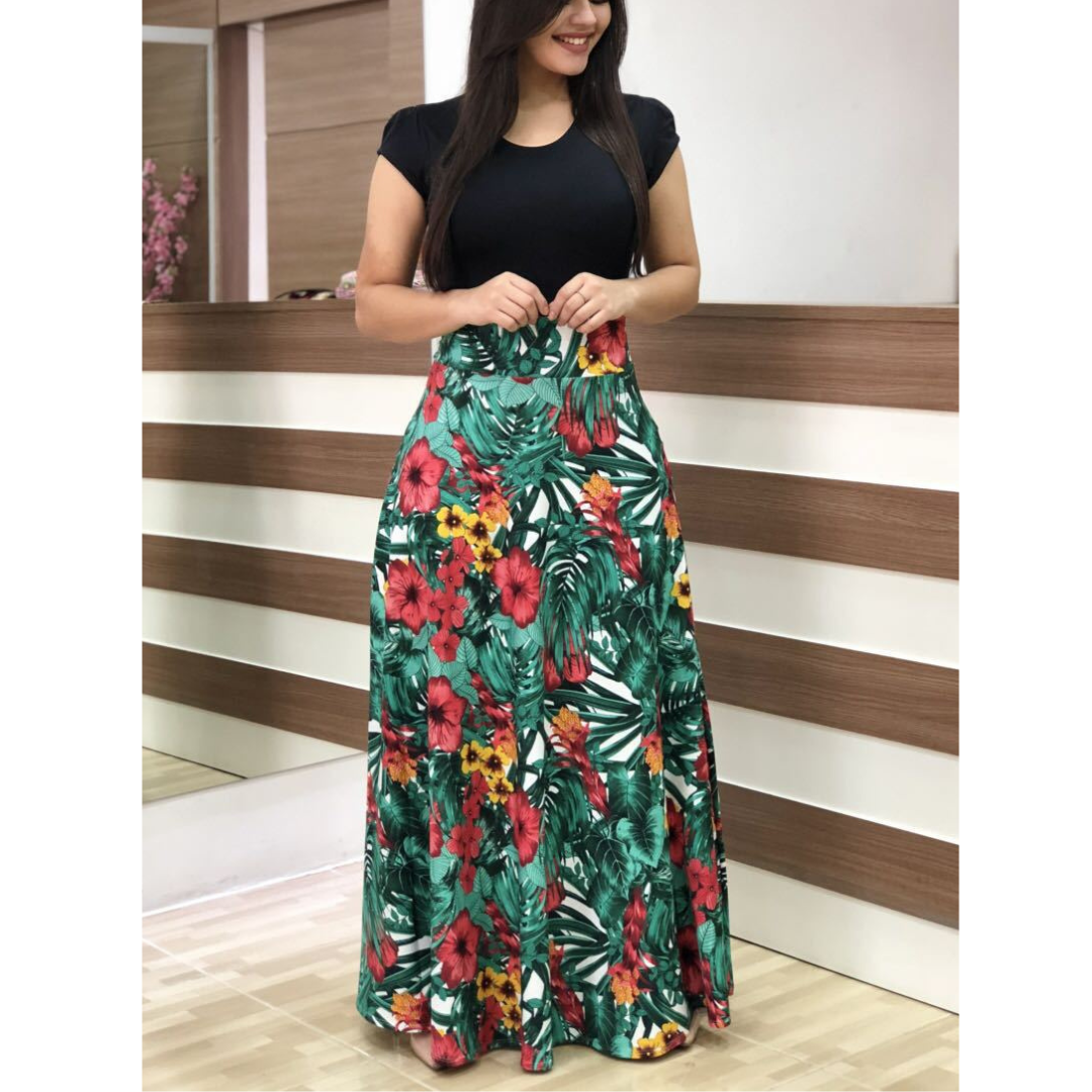 Evalise™ | Elegant Floral Bodycon Maxi Dress