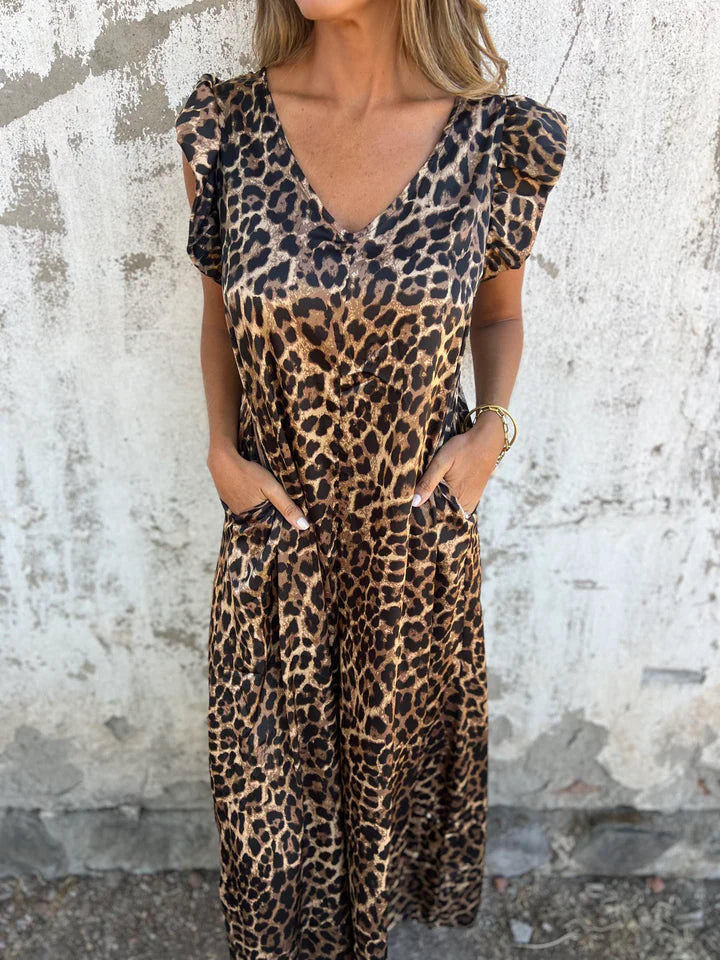 Cassandra™ | Trendy V-Neck Women Jumpsuit