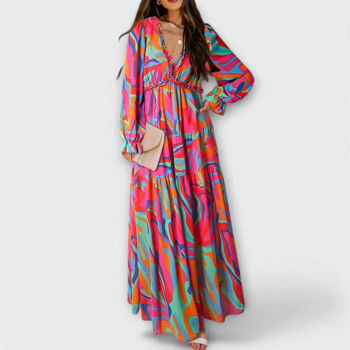 Ynah | Women Elegant Maxi Dress