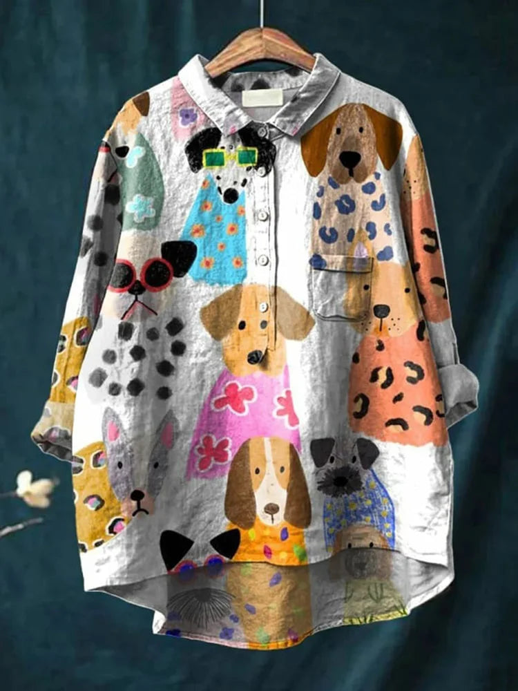 Scarlette™| Women Dog Art Shirt