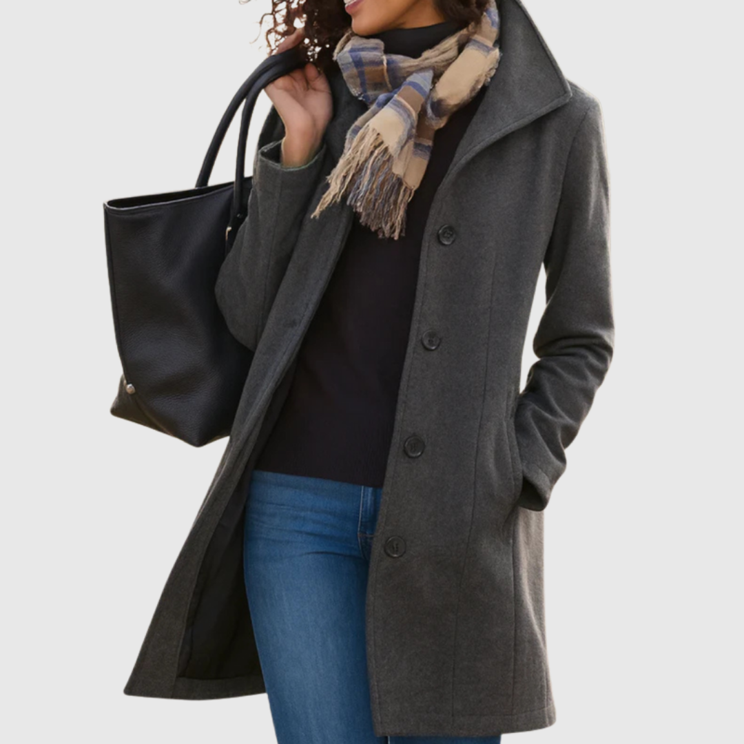 Monica | Classic Tailored Long Coat