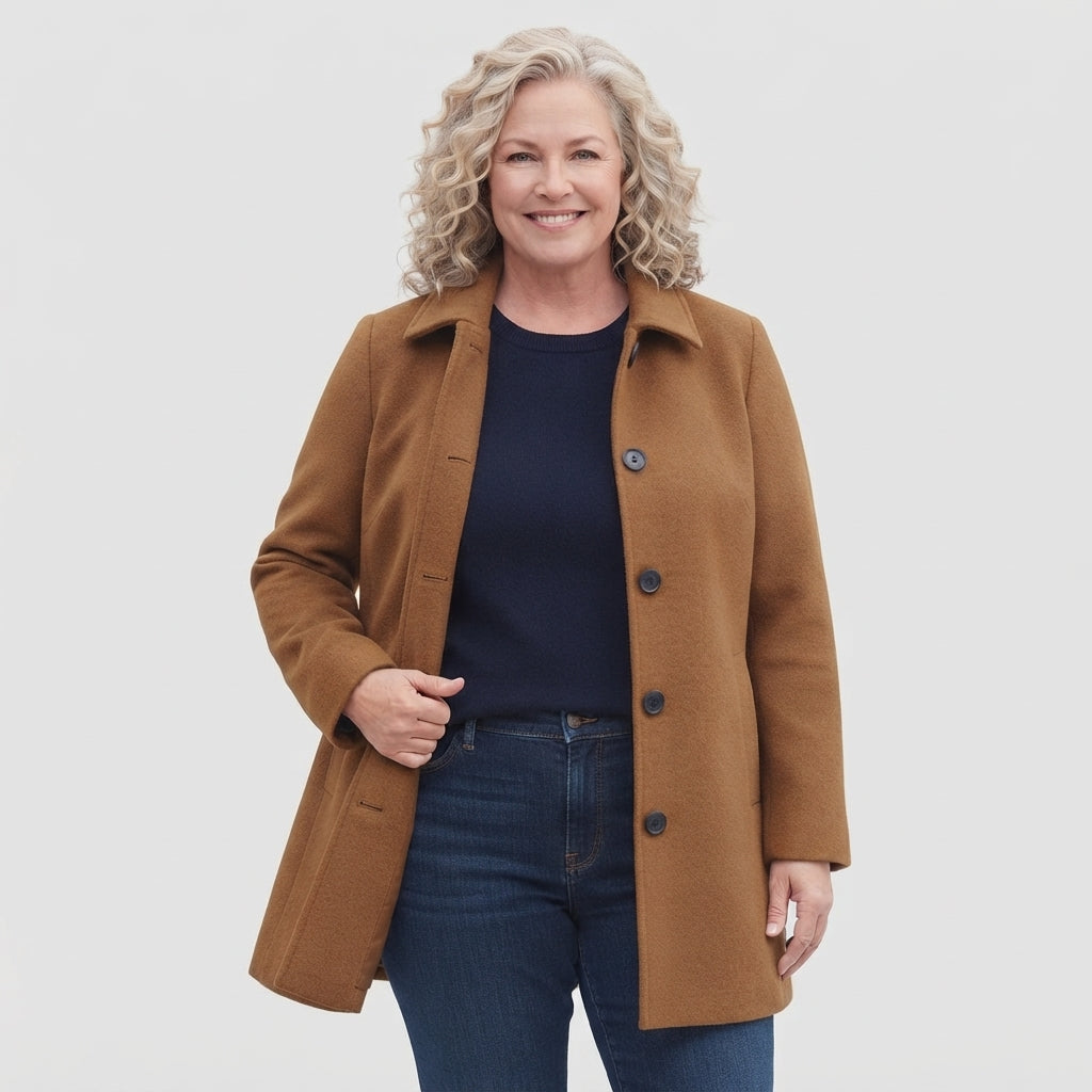 Monica | Classic Tailored Long Coat