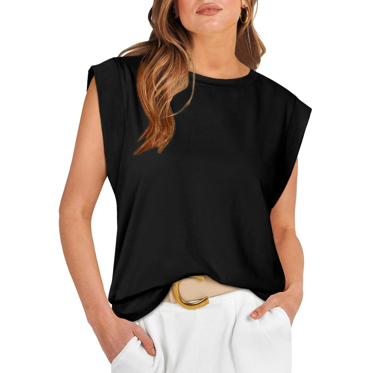 SAMPAGUITA™ | Comfy Loose Fit Crew Neck Summer Top
