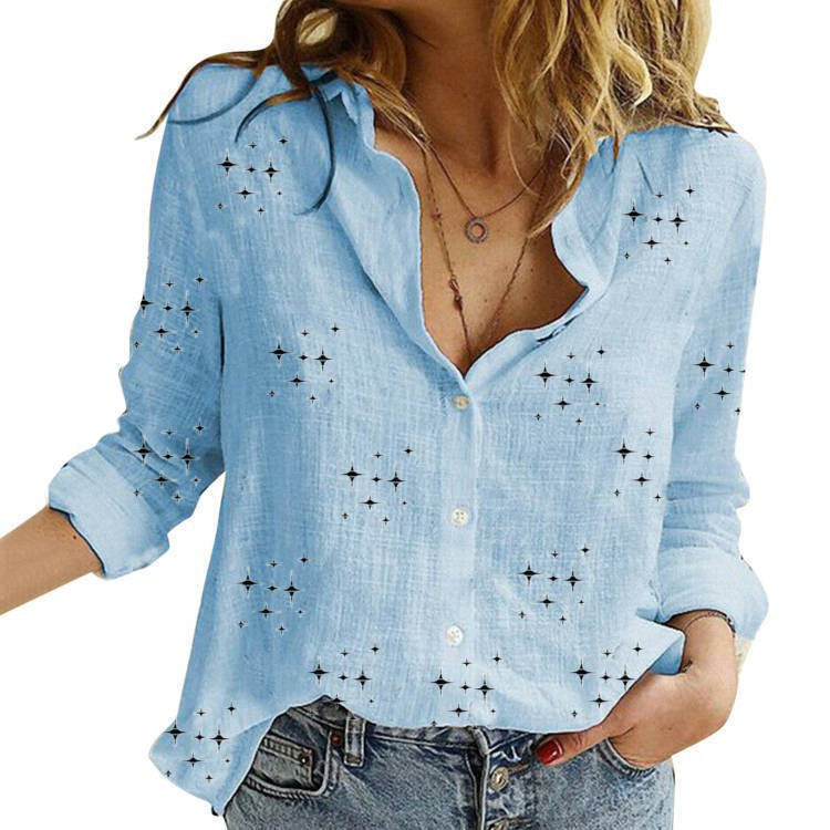 Sandra™ | Classic Women Printed Blouse