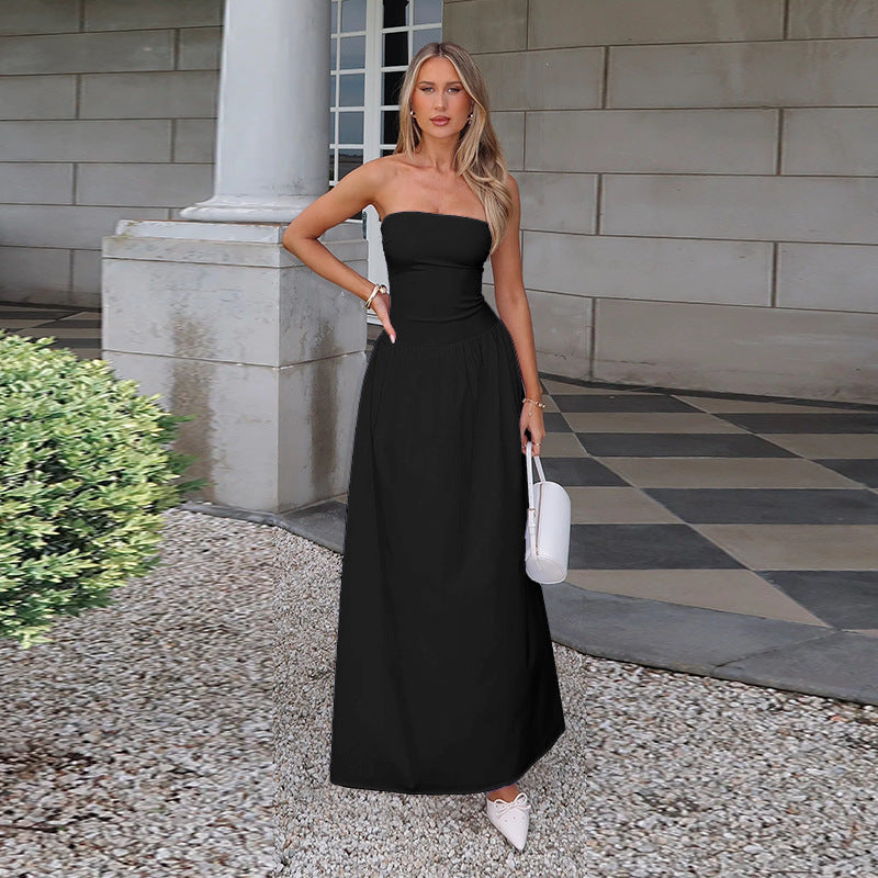 Tessie™ | Timeless Plain Tube Dress for Parties