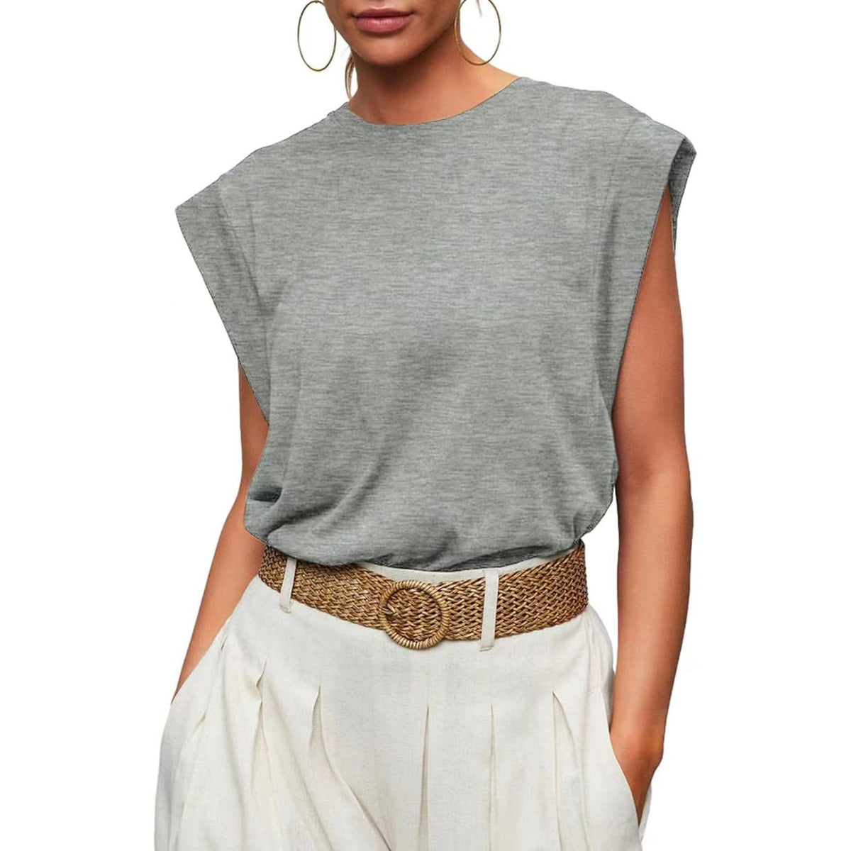 SAMPAGUITA™ | Comfy Loose Fit Crew Neck Summer Top