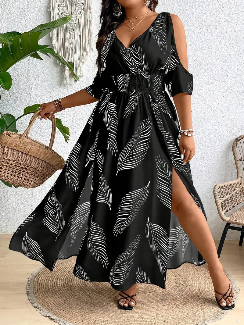 Sizaine™ | Comfy Plus Size Casual Flowy Summer Dress