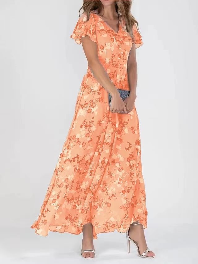 Brenda™ | Flowing Women Floral Maxi Dress