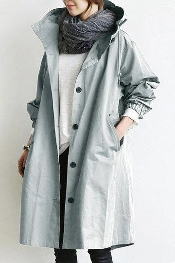 Eva | Women’s Hooded Trench Coat