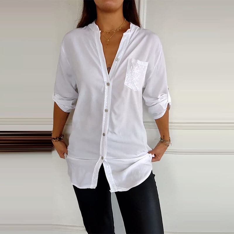 Danica™ | Women Sequin Detailed Blouse