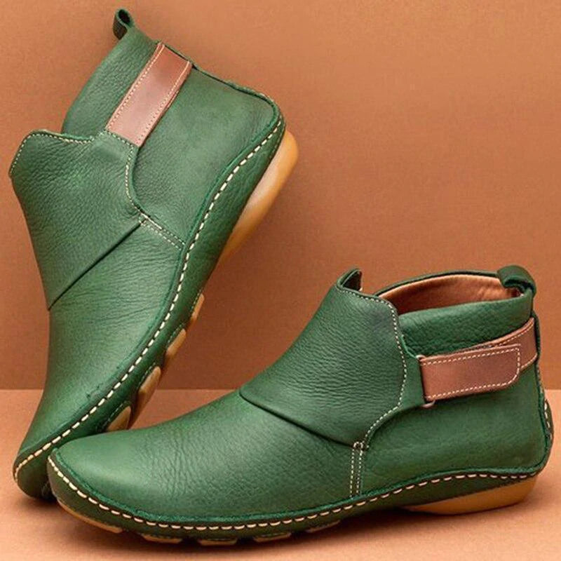 Amelia | Women's Autumn Ankle Boots with Side Strap Detail