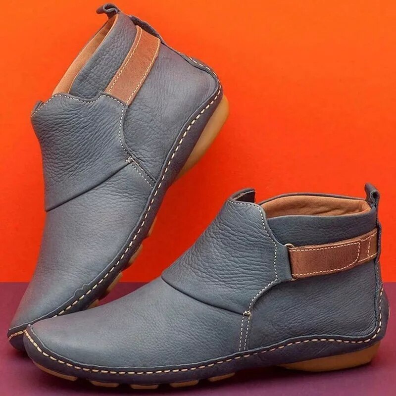 Amelia | Women's Autumn Ankle Boots with Side Strap Detail