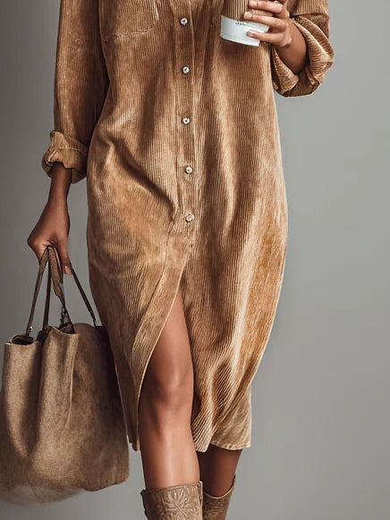 Aurovia | Women Chic Flared Hem Dress