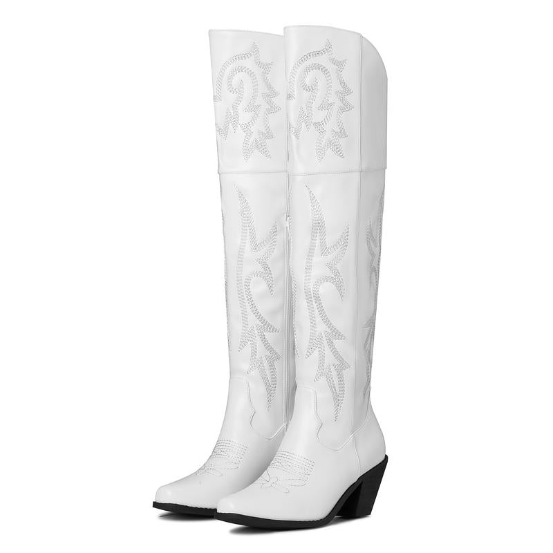 Cheyenne Classic Over-the-Knee Cowboy Boots