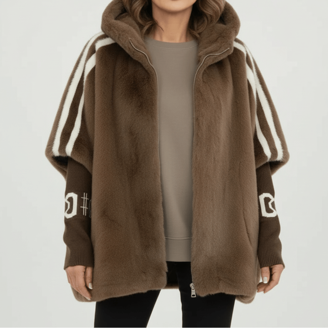 Donna | Hooded Fluffy Jacket