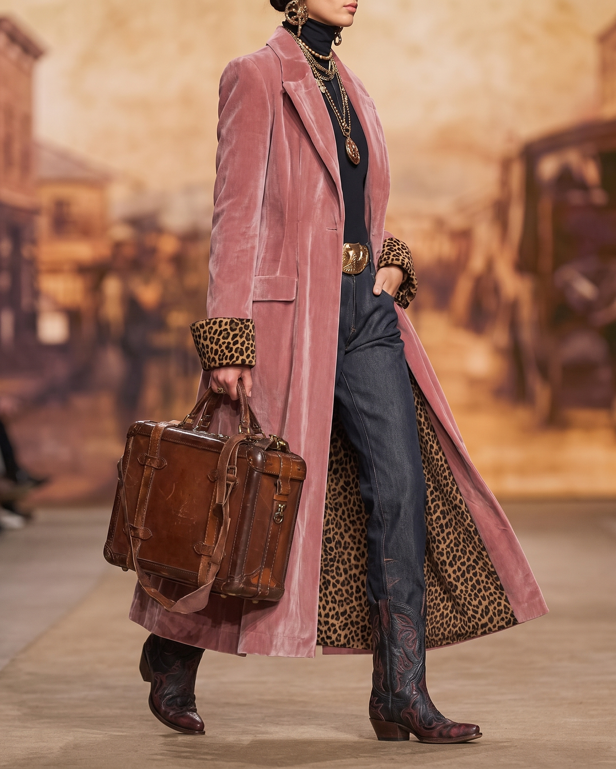 June | Madison Velvet Tailored Coat
