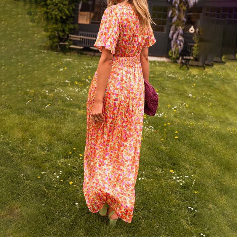Freyja™ | Classic Women V-Neck Dress