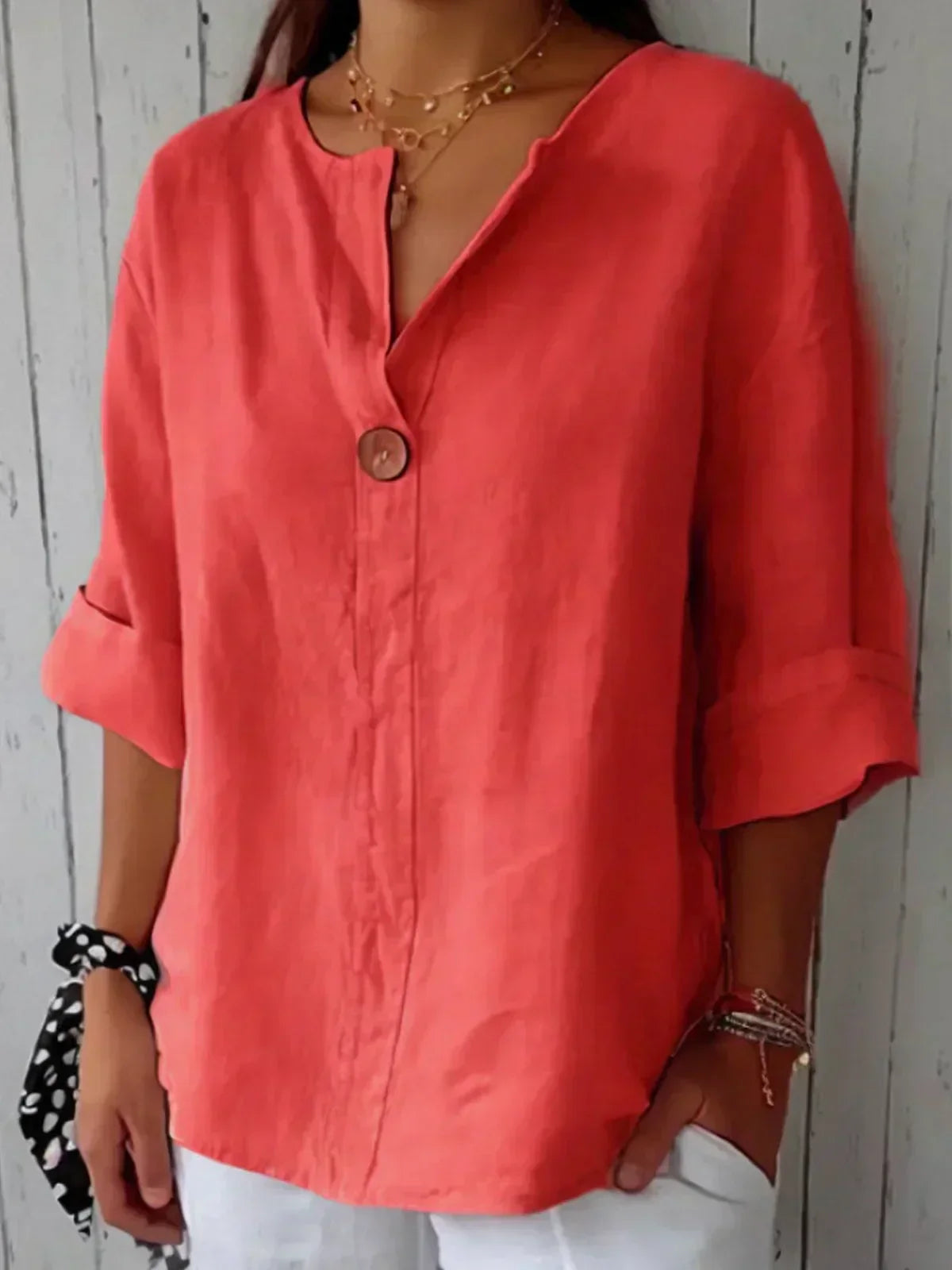 Nayla™| Women Casual V-Neck Blouse