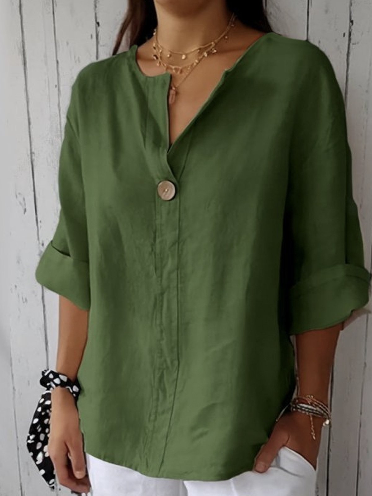 Nayla™| Women Casual V-Neck Blouse