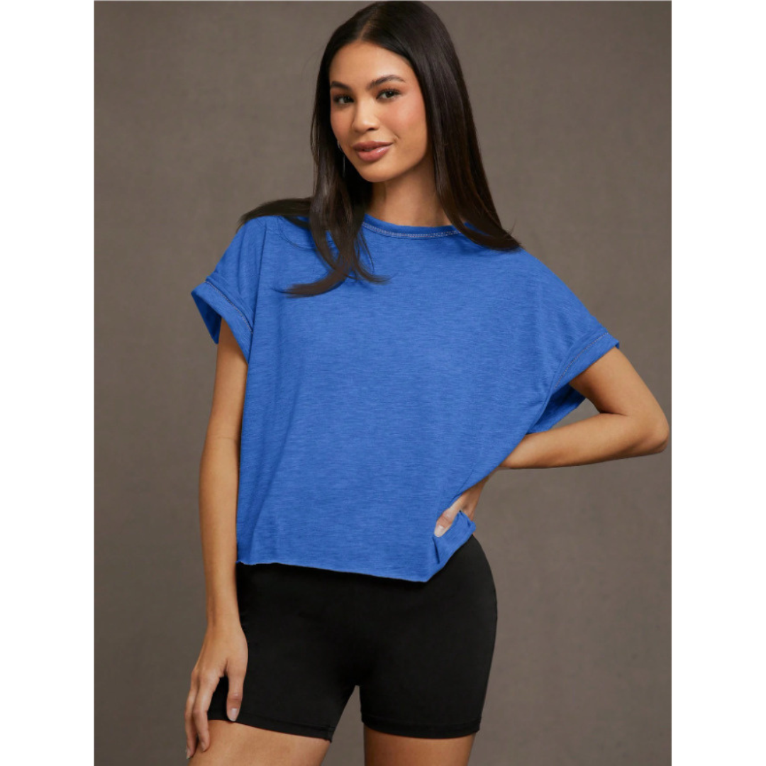 SEREIA™ | Women Everyday Cut Out Hemline Womenswear Top