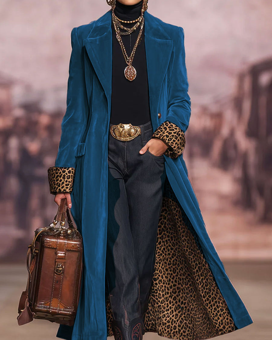 June | Madison Velvet Tailored Coat