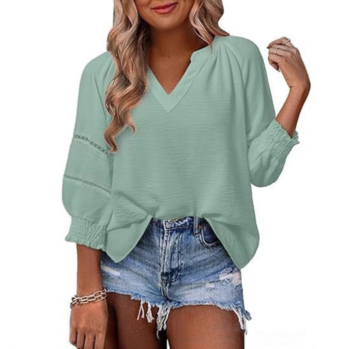 GIANNA™ | Casual Elegant Lantern Sleeve Summer Blouse