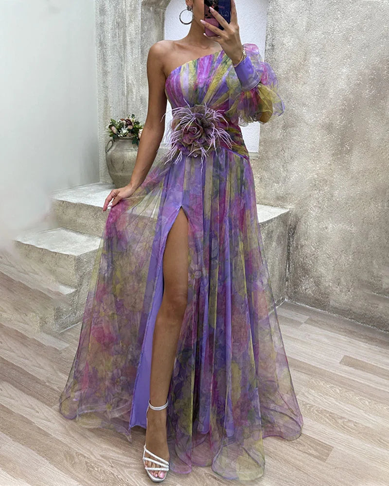 Cecelia | Elegant Women Split Dress