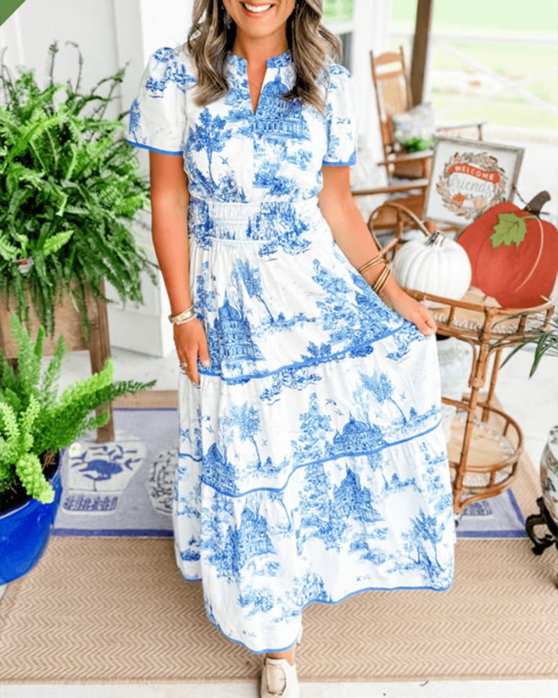 Jireh™ | Women Printed Maxi Dress
