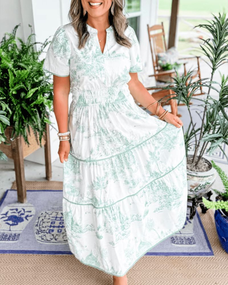 Jireh™ | Women Printed Maxi Dress