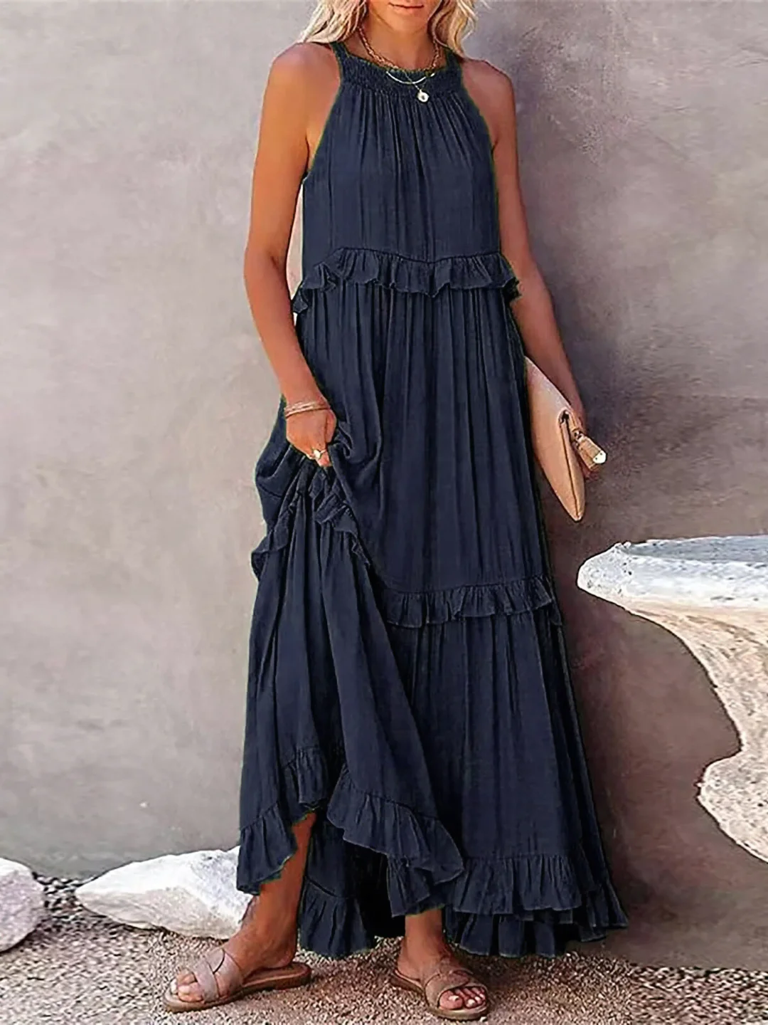 Cherry™ | Flow & Flutter Women Maxi Dress