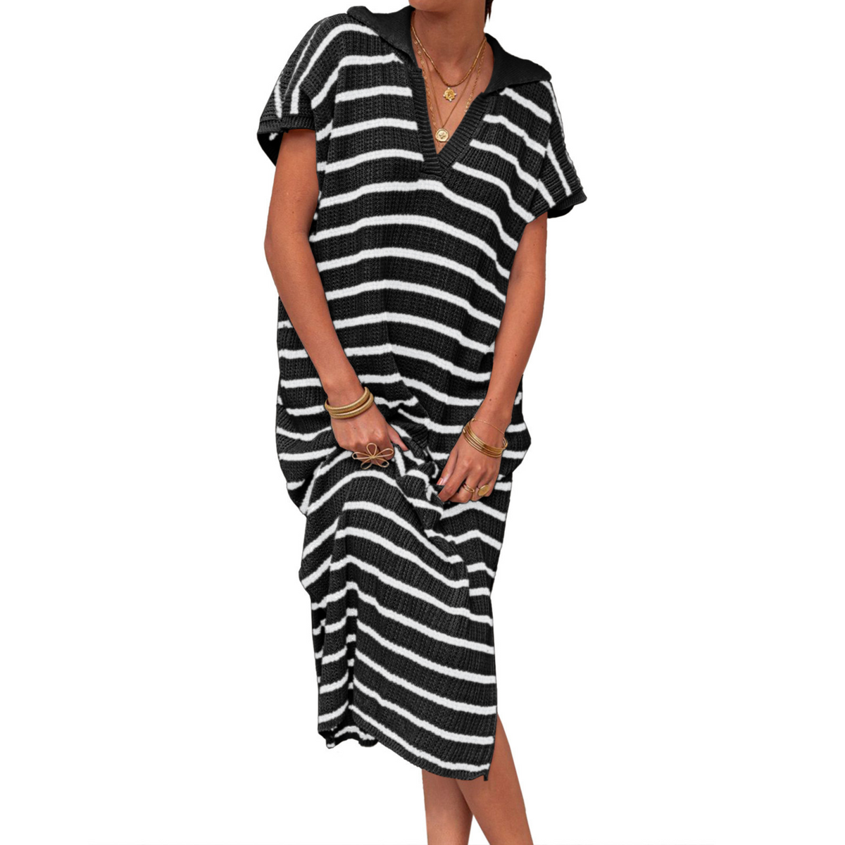 Odessa™ | Summer Graceful Slit Loose Women Maxi Dress
