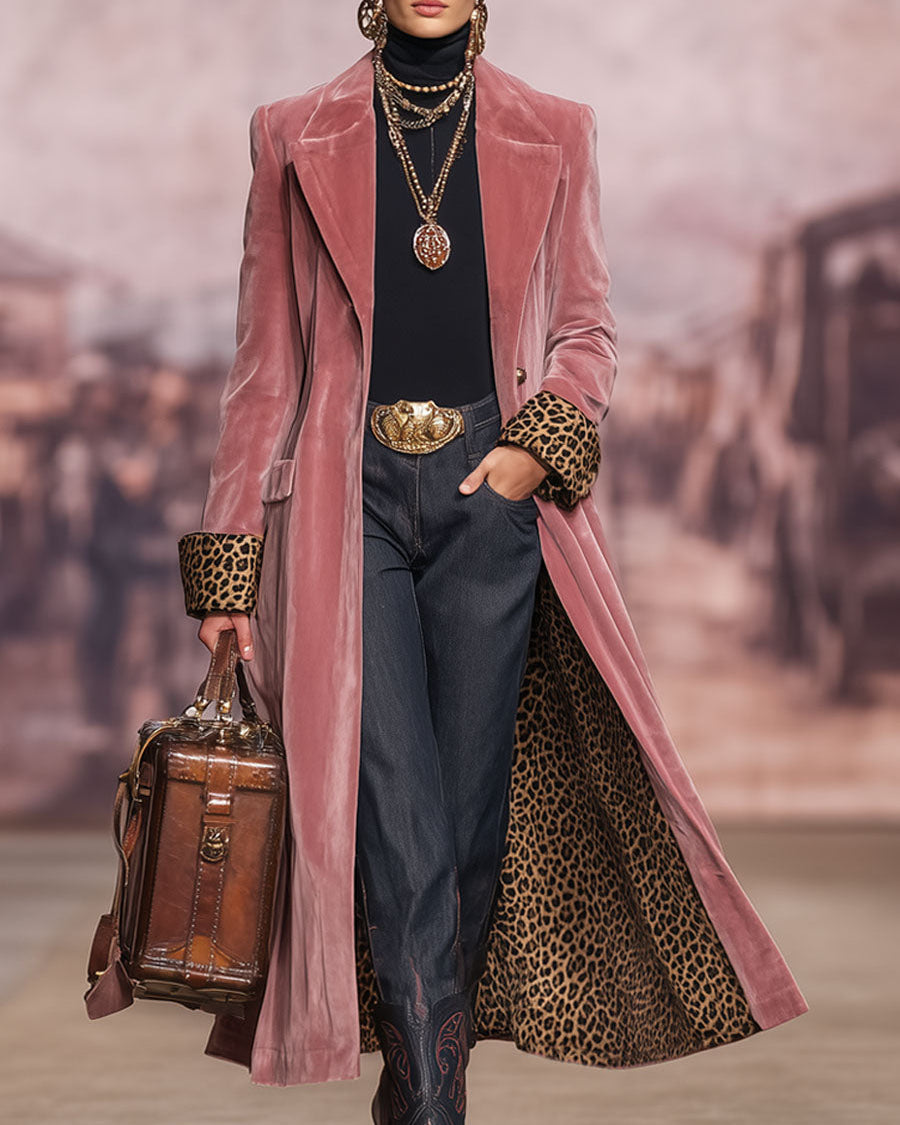 June | Madison Velvet Tailored Coat