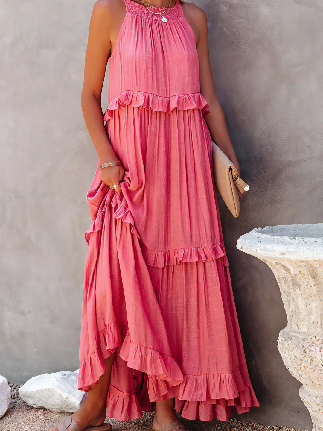Cherry™ | Flow & Flutter Women Maxi Dress