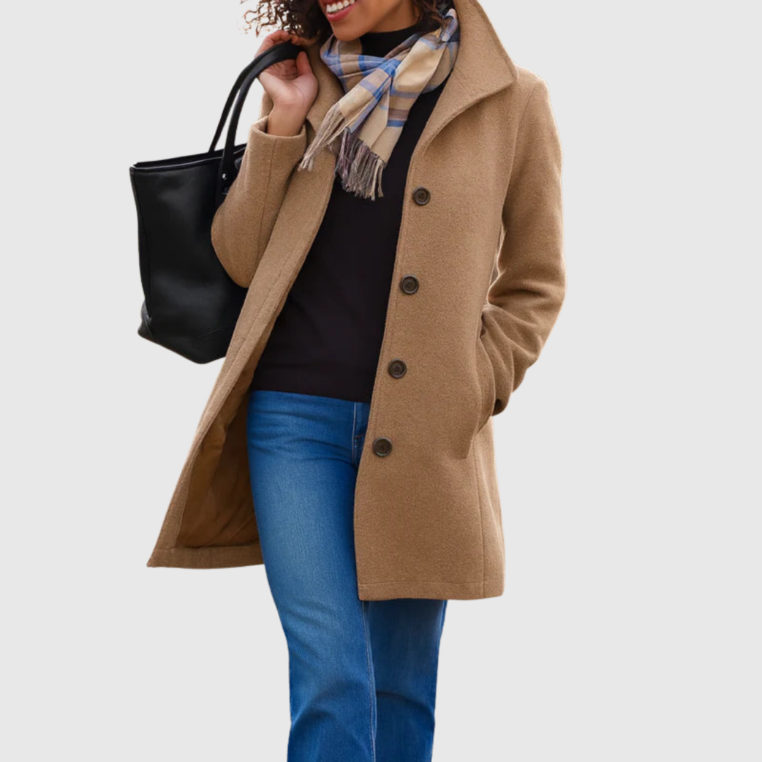 Monica | Classic Tailored Long Coat