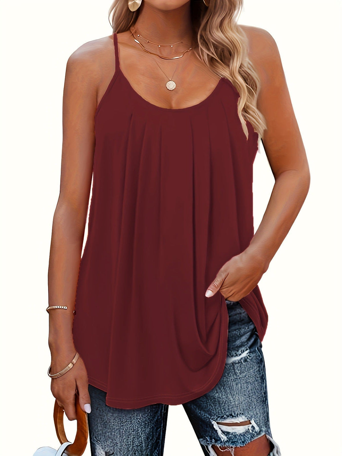 MILA™ | Women Lightweight Spaghetti Strap Fit Summer Top
