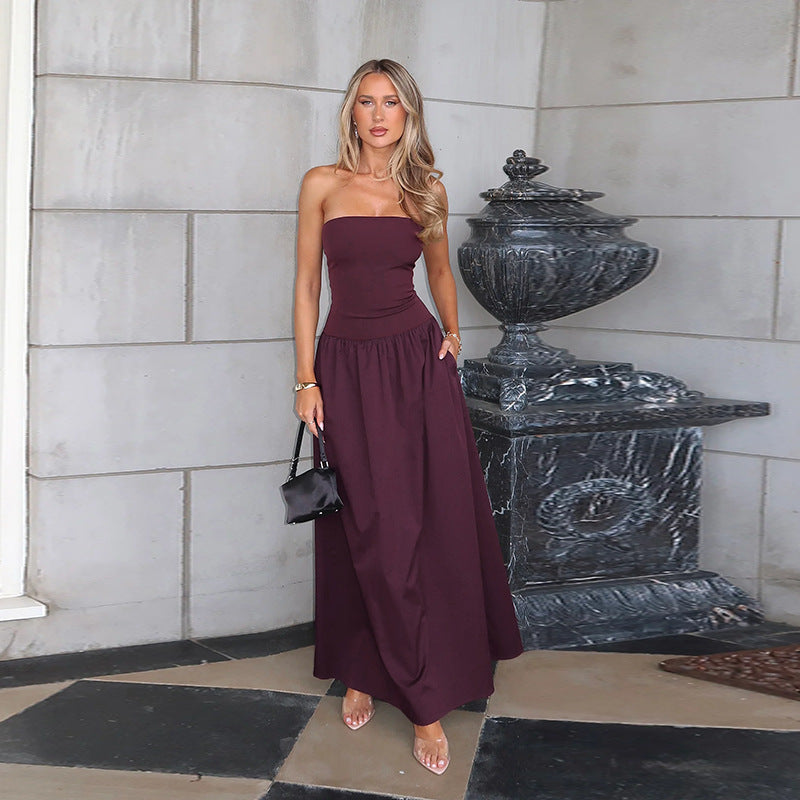 Tessie™ | Timeless Plain Tube Dress for Parties