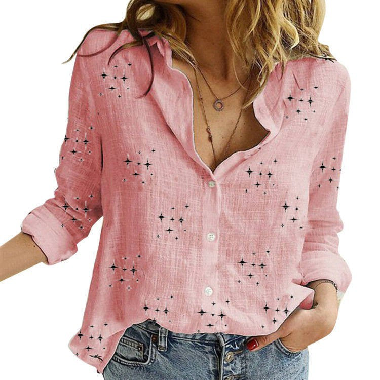 Sandra™ | Classic Women Printed Blouse