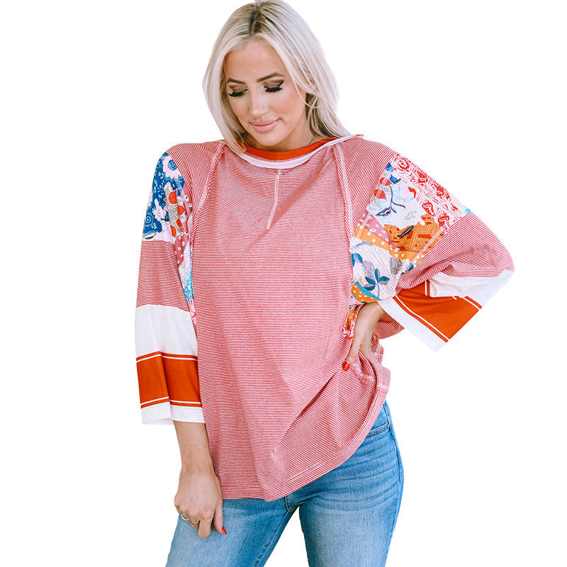 Bailey™ | Women Lightweight Patchwork Batwing Top