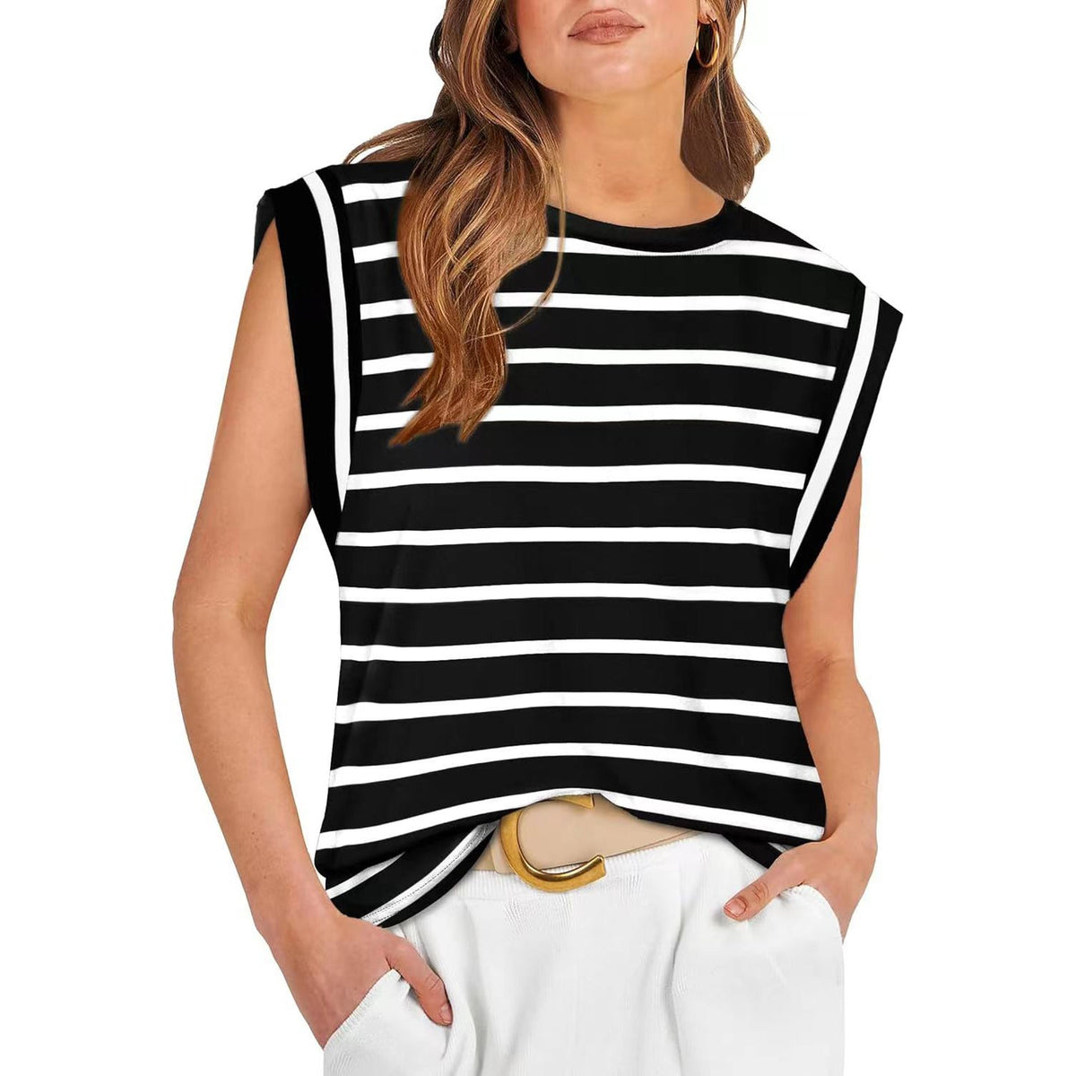 SAMPAGUITA™ | Comfy Loose Fit Crew Neck Summer Top