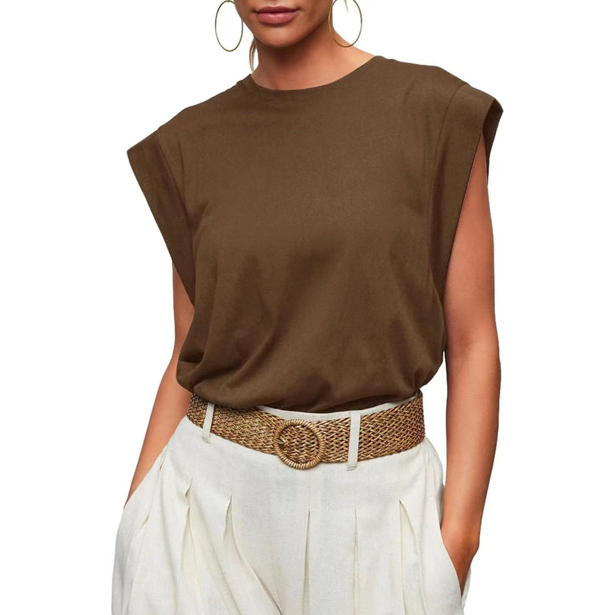 SAMPAGUITA™ | Comfy Loose Fit Crew Neck Summer Top