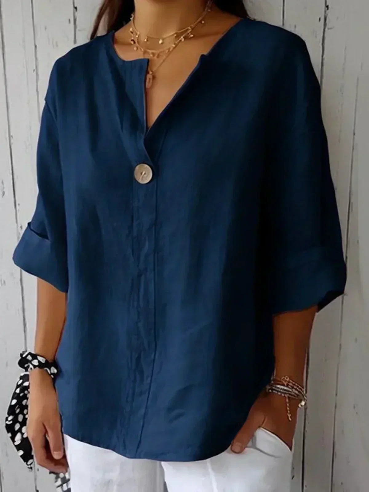 Nayla™| Women Casual V-Neck Blouse