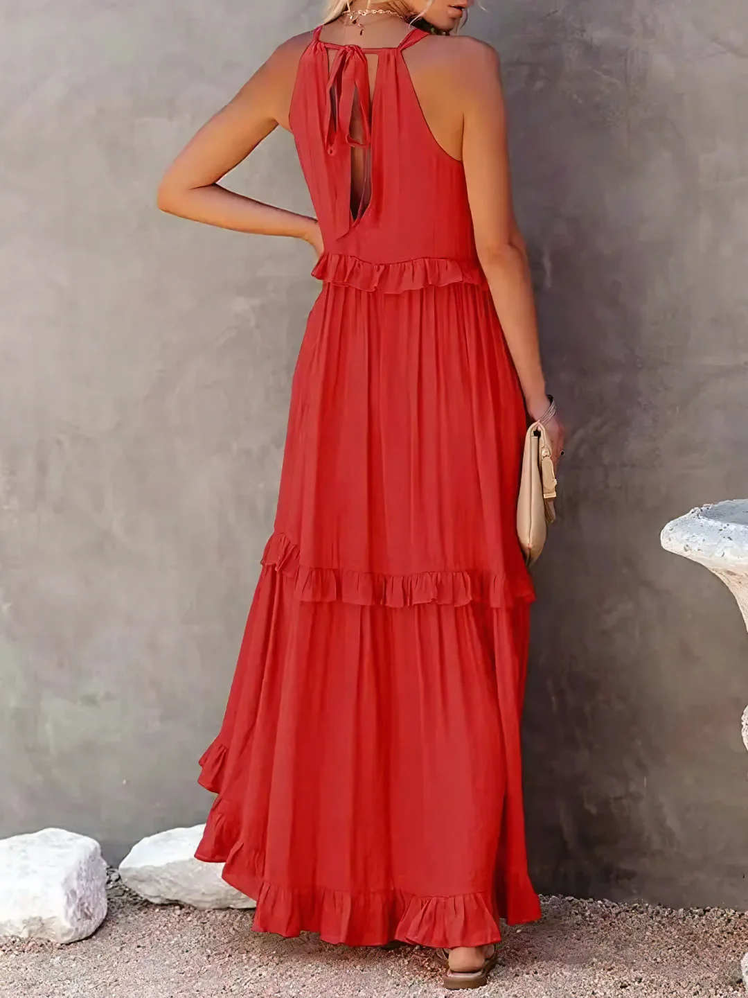 Cherry™ | Flow & Flutter Women Maxi Dress