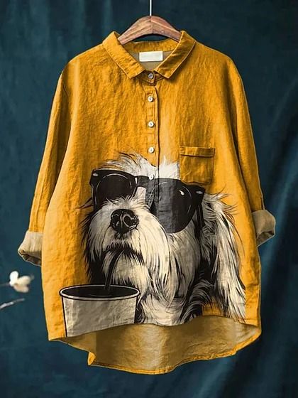 IRIS™ | Women Dog Art Shirt
